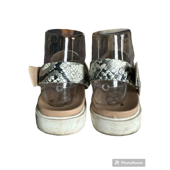 Sam Alderman snakeskin sandals size 6 - Picture 6 of 13